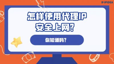 ​如何使用代理（怎样使用代理IP安全上网呢？）