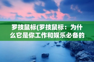 ​罗技鼠标(罗技鼠标：为什么它是你工作和娱乐必备的利器)