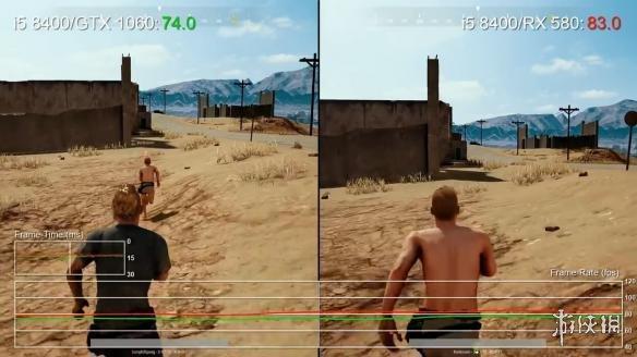 《绝地求生大逃杀》Steam最流行GTX1060与RX580运行帧数对比