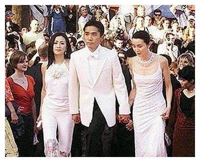 明星的合照 梁朝伟刘嘉玲张曼玉张国荣梅艳芳罕见珍贵