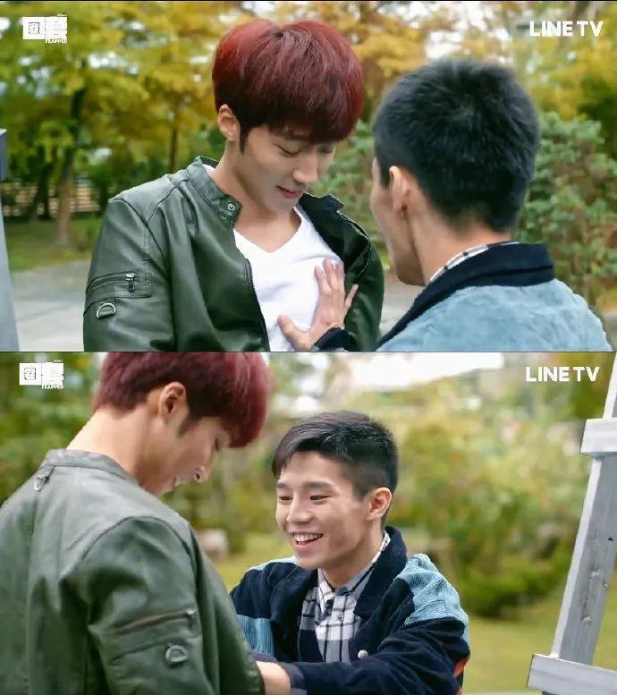 台湾腐剧《圈套》第九集:Jack抓着赵子的手摸胸肌肉,赵子也不客气了