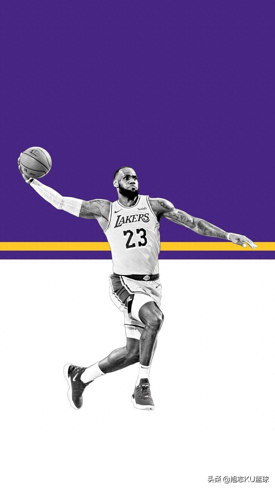 湖人官方INS出品詹姆斯主题壁纸