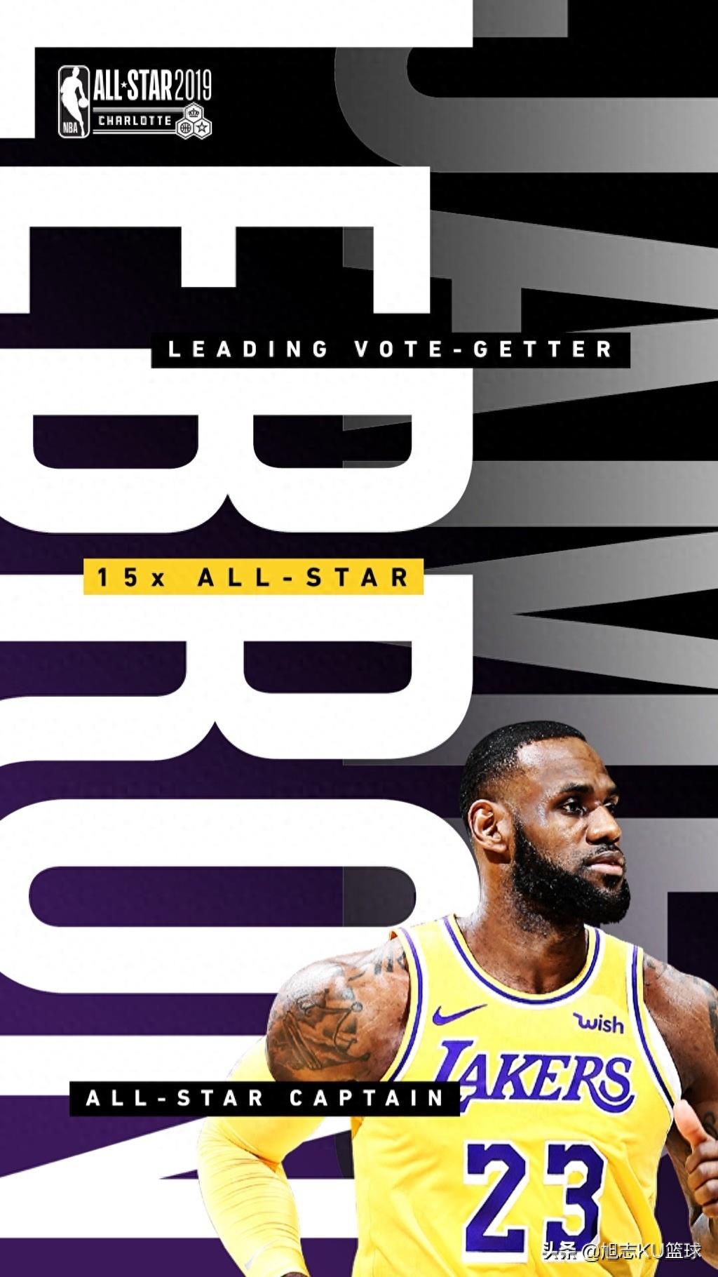 湖人官方INS出品詹姆斯主题壁纸