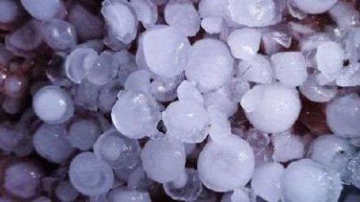 ​广东再次遇到冰雹突袭