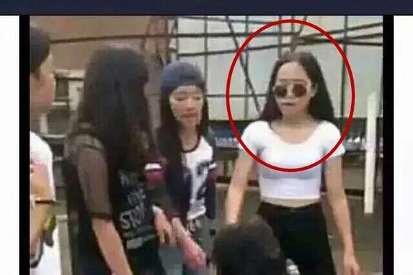 永新打人视频事件 校园暴力白衣女是什么人