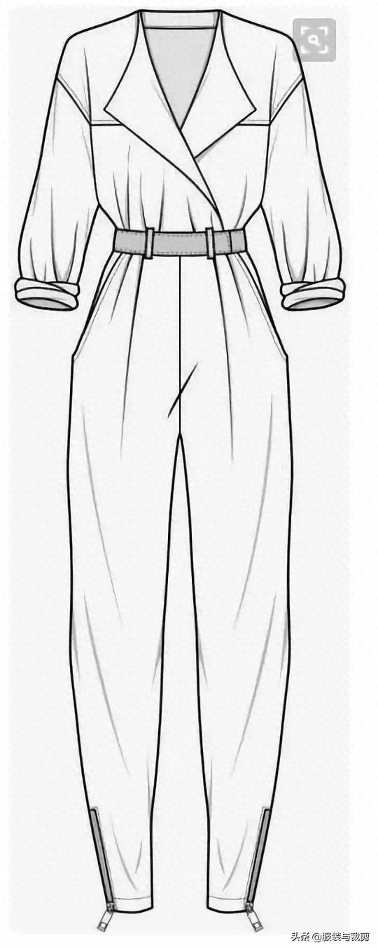 12款服装设计手绘图