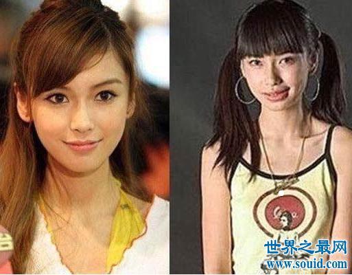 angelababy整容前后，杨(angelababy整容之前)