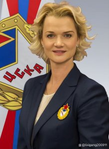 ​霍尔金娜：冰美人，体操女皇，丈夫是俄将军，年长自己23岁