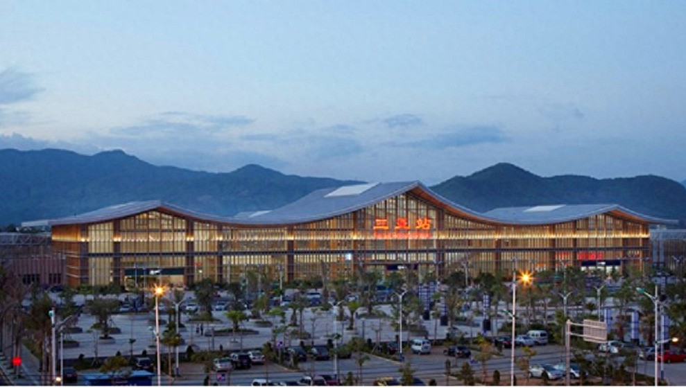 三亚站 中国最南的火车站、高铁站