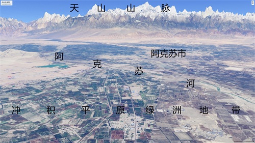 南疆六大主要城市的简易地形图,喀什,库尔勒,和田,阿拉尔等