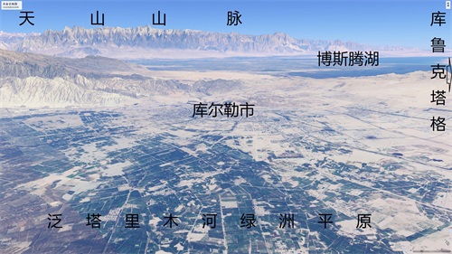 南疆六大主要城市的简易地形图,喀什,库尔勒,和田,阿拉尔等