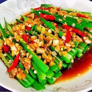 ​“蒜蓉秋葵”爽脆可口健康营养的家常菜