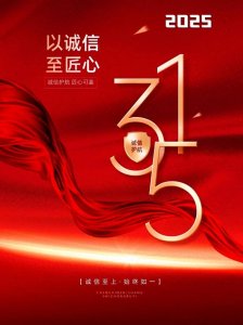 ​2025年3.15消费者权益日祝福图片|诚信护航，匠心可鉴，节日快乐