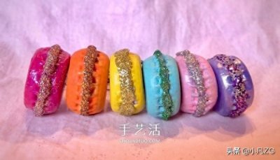 ​啤酒瓶盖手工制作马卡龙饰品图解教程