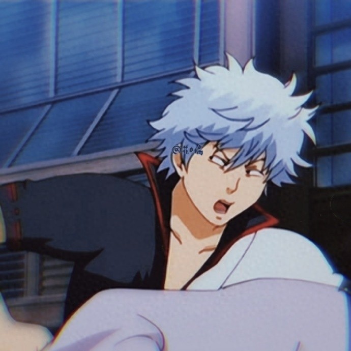 银魂坂田银时男生动漫头像