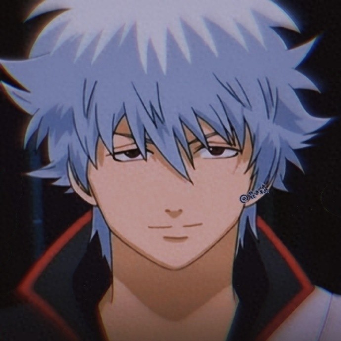 银魂坂田银时男生动漫头像