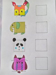 70多个正方形简笔画打印就可以临摹建议给孩子收藏