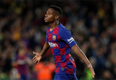 ​足球——西甲：巴萨胜莱万特