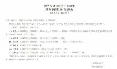 关于2024年A股休市时间安排，你知道多少？